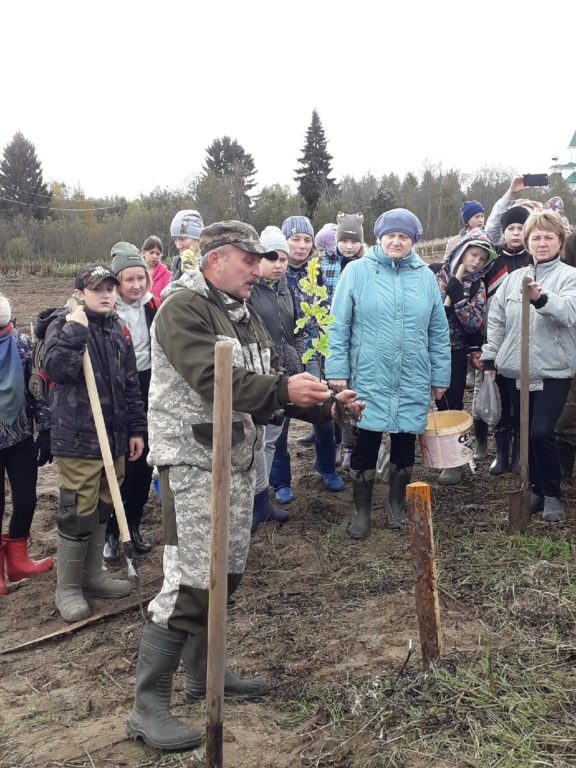 Сад Победы заложен в Виноградовском районе