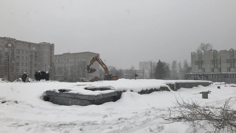 В Архангельске началось возведение нового корпуса областной детской больницы