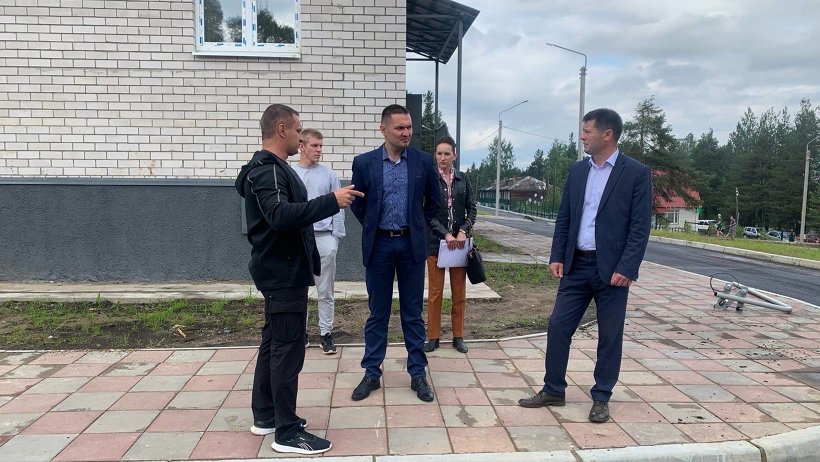 В посёлке Березник завершается строительство домов для переселенцев