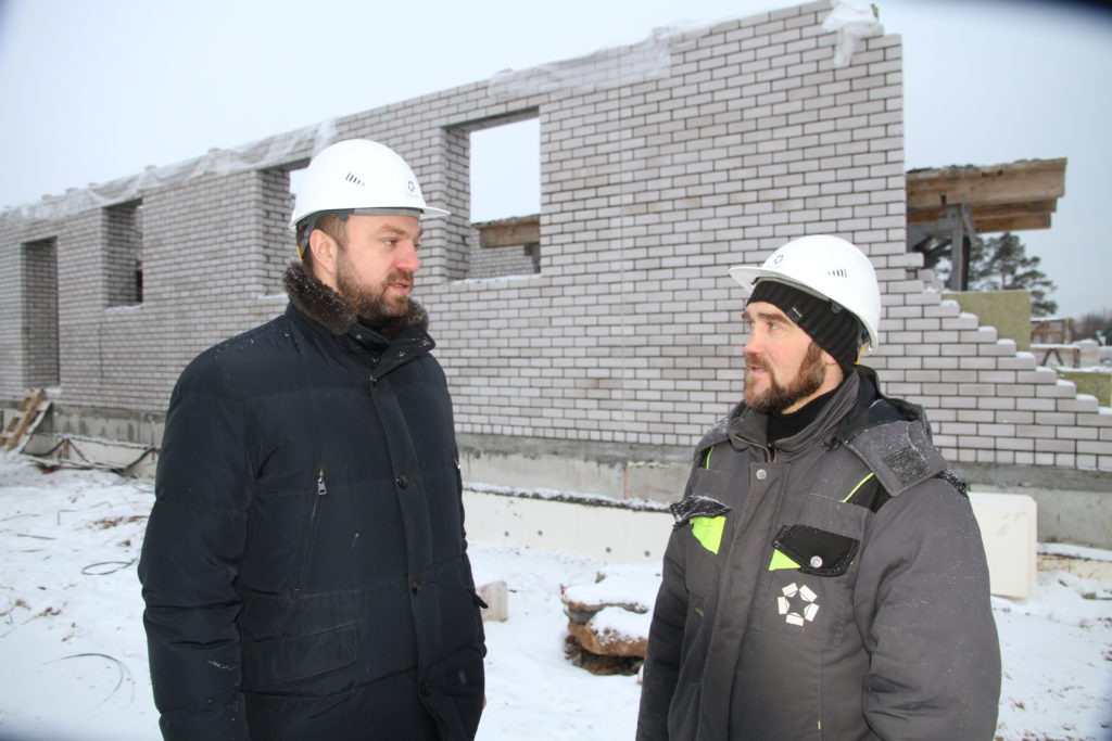 Министр строительства и архитектуры Архангельской области Денис Гладышев с рабочим визитом в Виноградовском районе