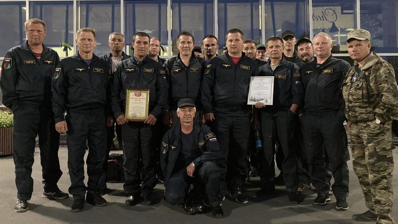 Парашютисты-пожарные Поморья вернулись с тушения лесных пожаров в Красноярском крае