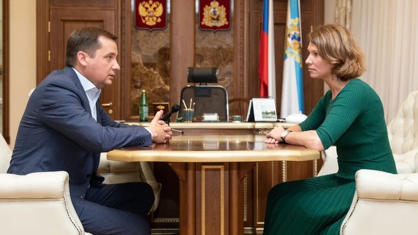 Врио губернатора Архангельской области Александр Цыбульский встретился с заместителем Министра сельского хозяйства РФ Оксаной Лут