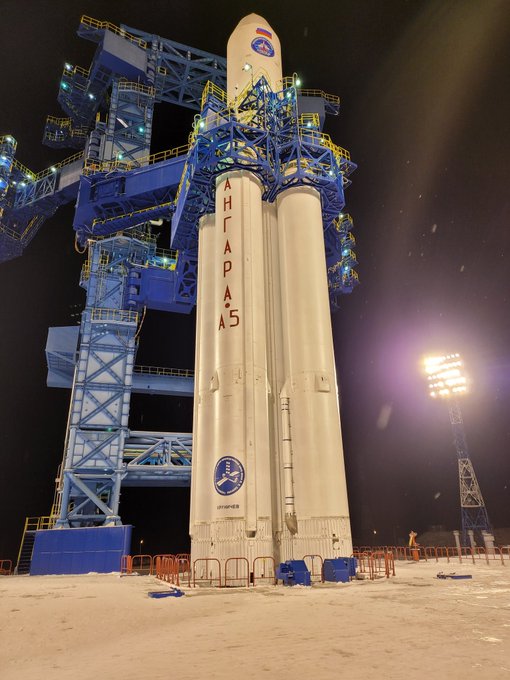 С космодрома Плесецк запустили ракету «Ангара-А5»