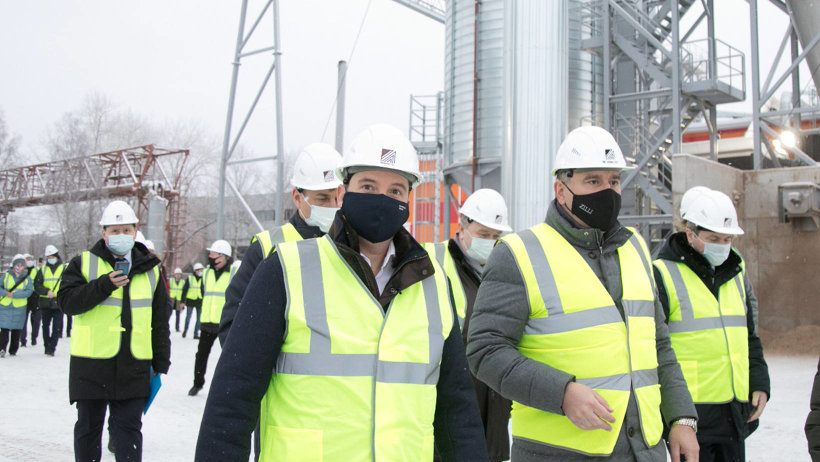 В столице Поморья открылось предприятие по производству пеллет 