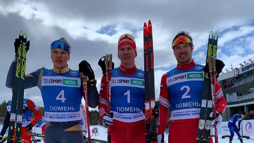 Александр Большунов – победитель чемпионата России в скиатлоне