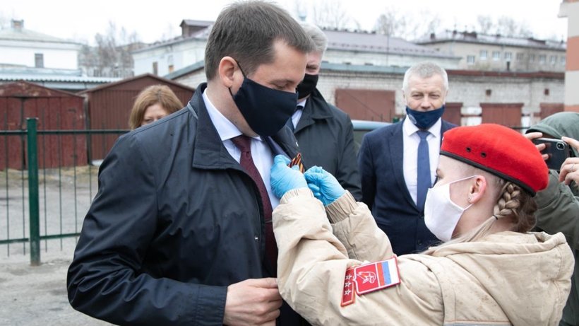 Символ памяти на все времена: акция «Георгиевская ленточка» стартовала в Поморье