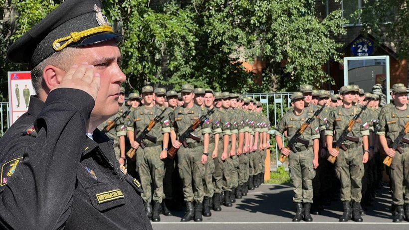 В Архангельске 91 курсант военно-учебного центра САФУ принял присягу