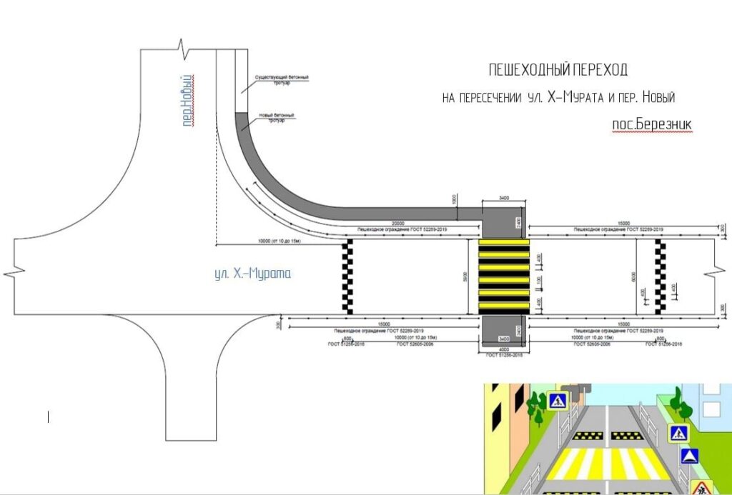 Пешеходный переход модернизируют