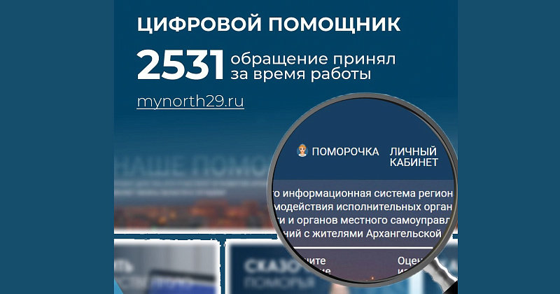 Более 2500 тысяч звонков поступило за год от жителей региона через цифровой помощник губернатора «Поморочка»