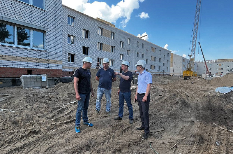 В Виноградовском округе строят дома для расселения аварийного жилфонда