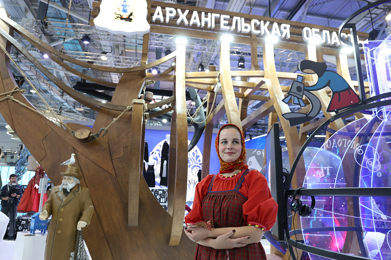Стенд Архангельской области на выставке-форуме «Россия» собрал самые разные достижения региона