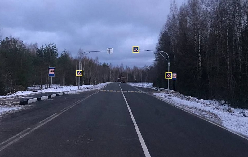 На трех участках региональных дорог Поморья завершен ремонт