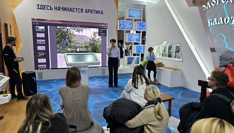 Гостям выставки «Россия» на ВДНХ рассказали о красотах пинежских пещер