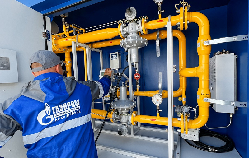 За три года в Архангельской области построено почти 200 км новых газовых сетей
