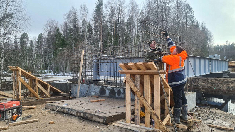 В Няндомском округе ведется капитальный ремонт двух мостов