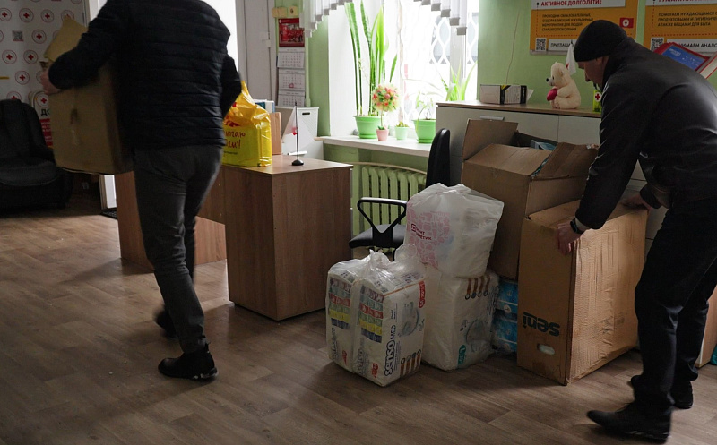 Из Архангельска в Мелитополь отправили партию гуманитарной помощи