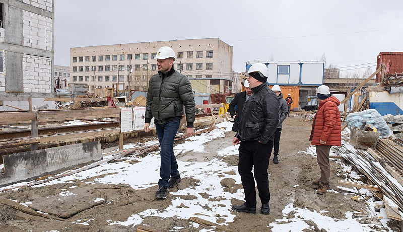 В Архангельске продолжается строительство социальных домов