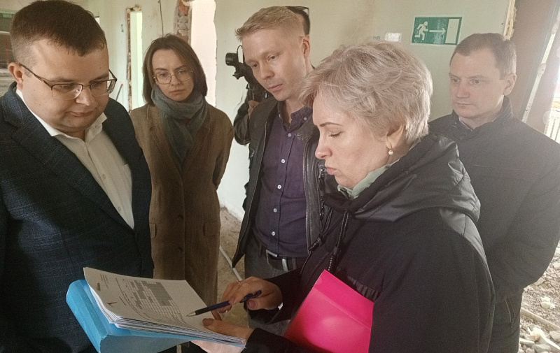В кадровом центре Новодвинска в рамках нацпроекта «Демография» идет ремонт