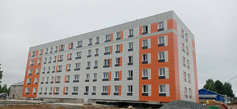 Социальный дом в поселке Обозерский планируется сдать этой осенью