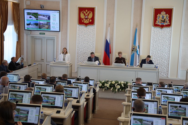 В Архангельской области продолжается работа по созданию комфортной городской среды