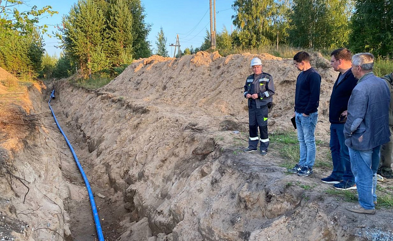В Няндомском округе правительственный десант проверил ход работ по благоустройству и газификации