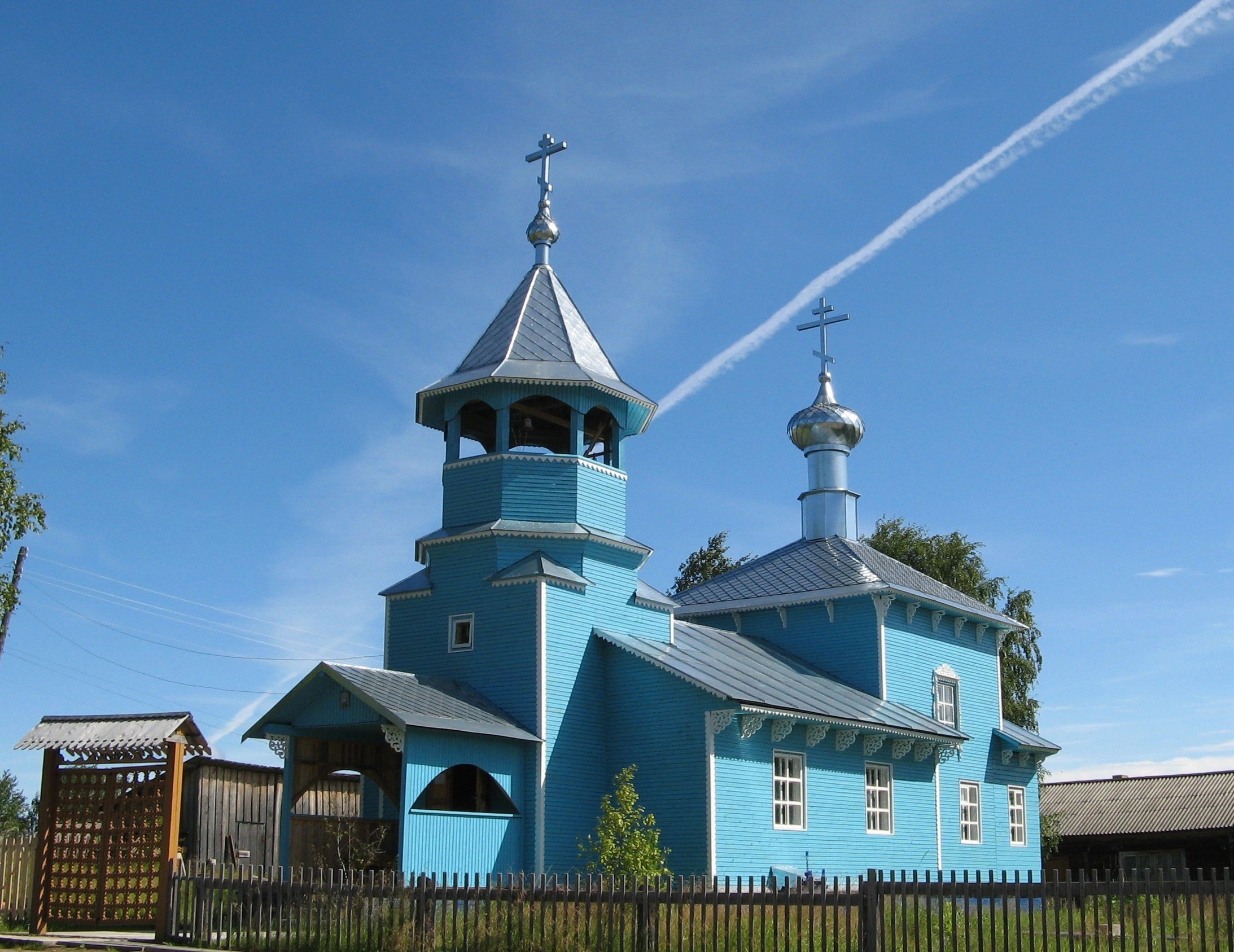 История храма в честь Иверской иконы Божией Матери в посёлке Рочегда