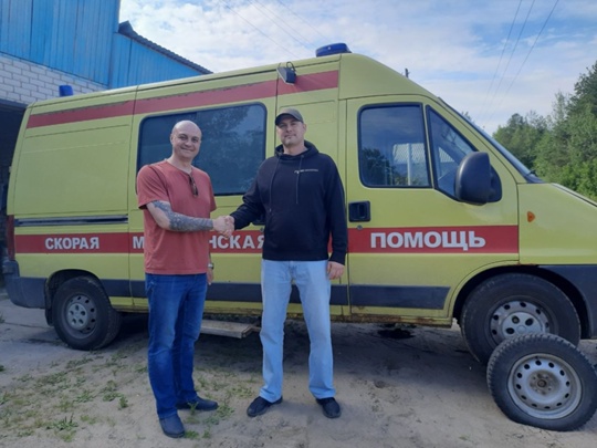 Губернаторский центр помог Виноградовской ЦРБ в отправке реанимобиля для участников СВО