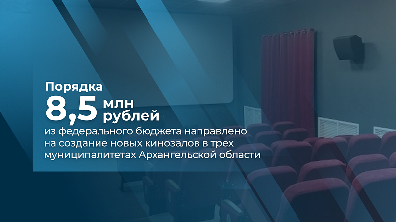 В Поморье откроют три новых кинотеатра