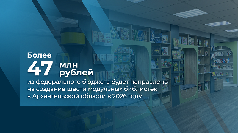 В следующем году в Поморье появятся еще шесть модельных библиотек