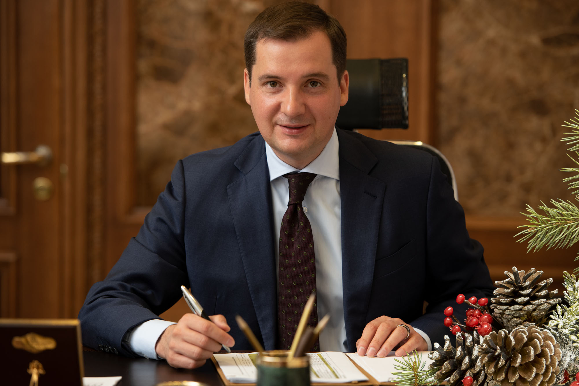 Александр Цыбульский поздравил жителей Архангельской области с Новым годом и Рождеством