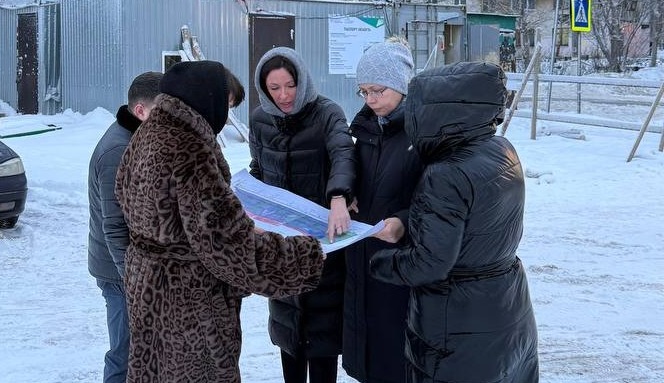 Представители министерства ТЭК и ЖКХ проверили в Северодвинске реализацию проектов благоустройства