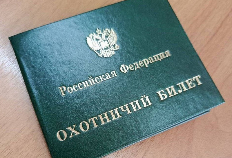 Охотники Архангельской области получают охотничий билет по новым правилам
