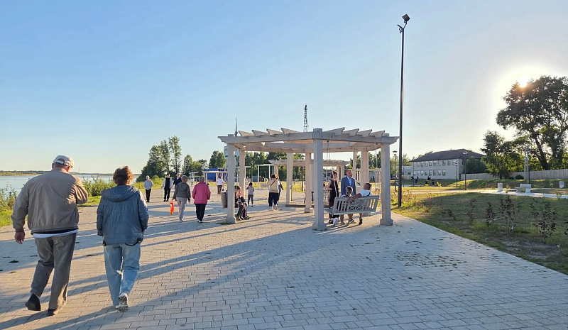 В Сольвычегодске появилась современная набережная