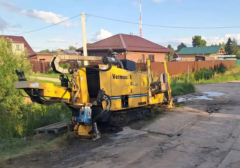 В Приморском округе началось строительство распределительного газопровода для подключения к сетям домов в деревне Новое Лукино